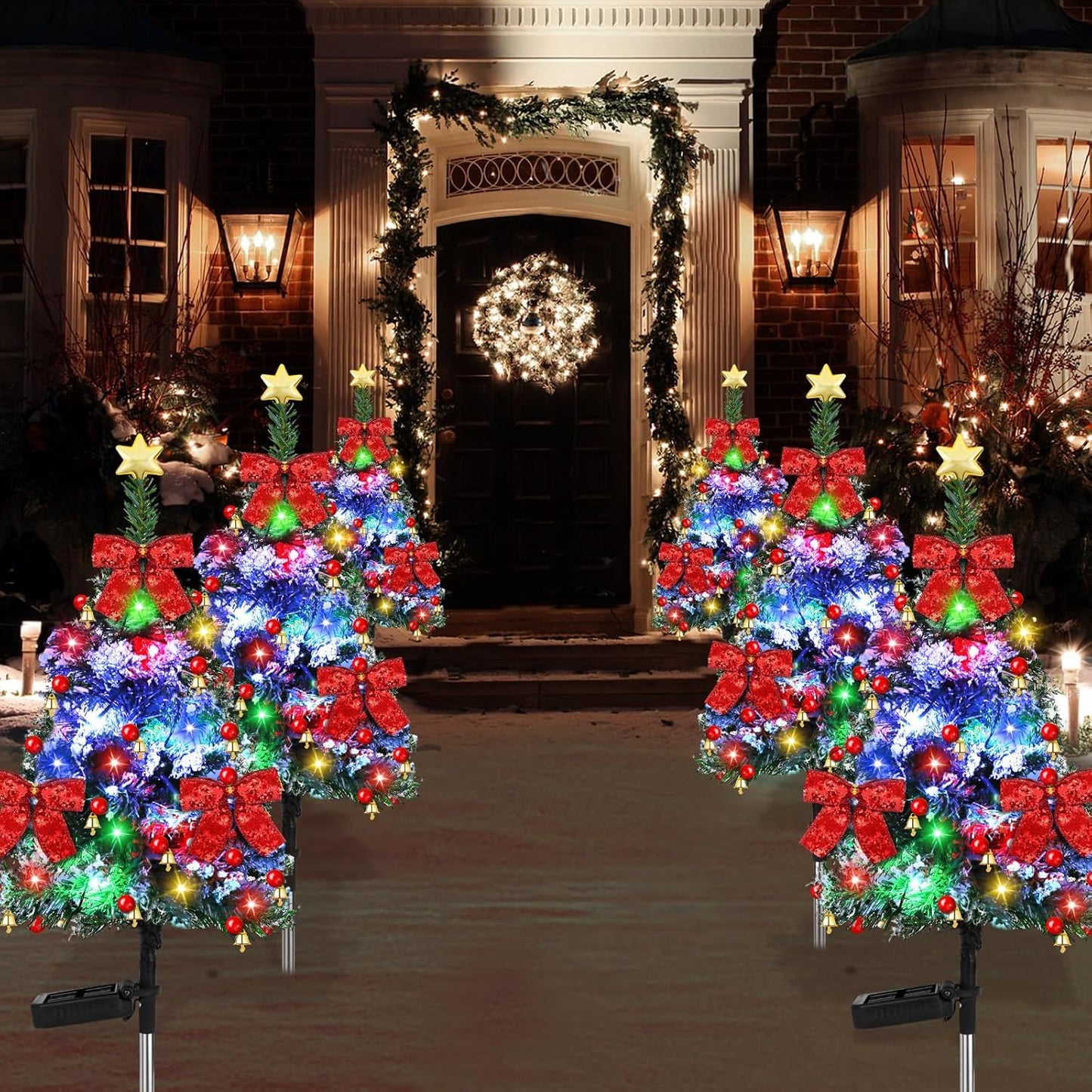 ArcticGlow Christmas Cedar Solar Lights (Buy 1 Get 1 Free)