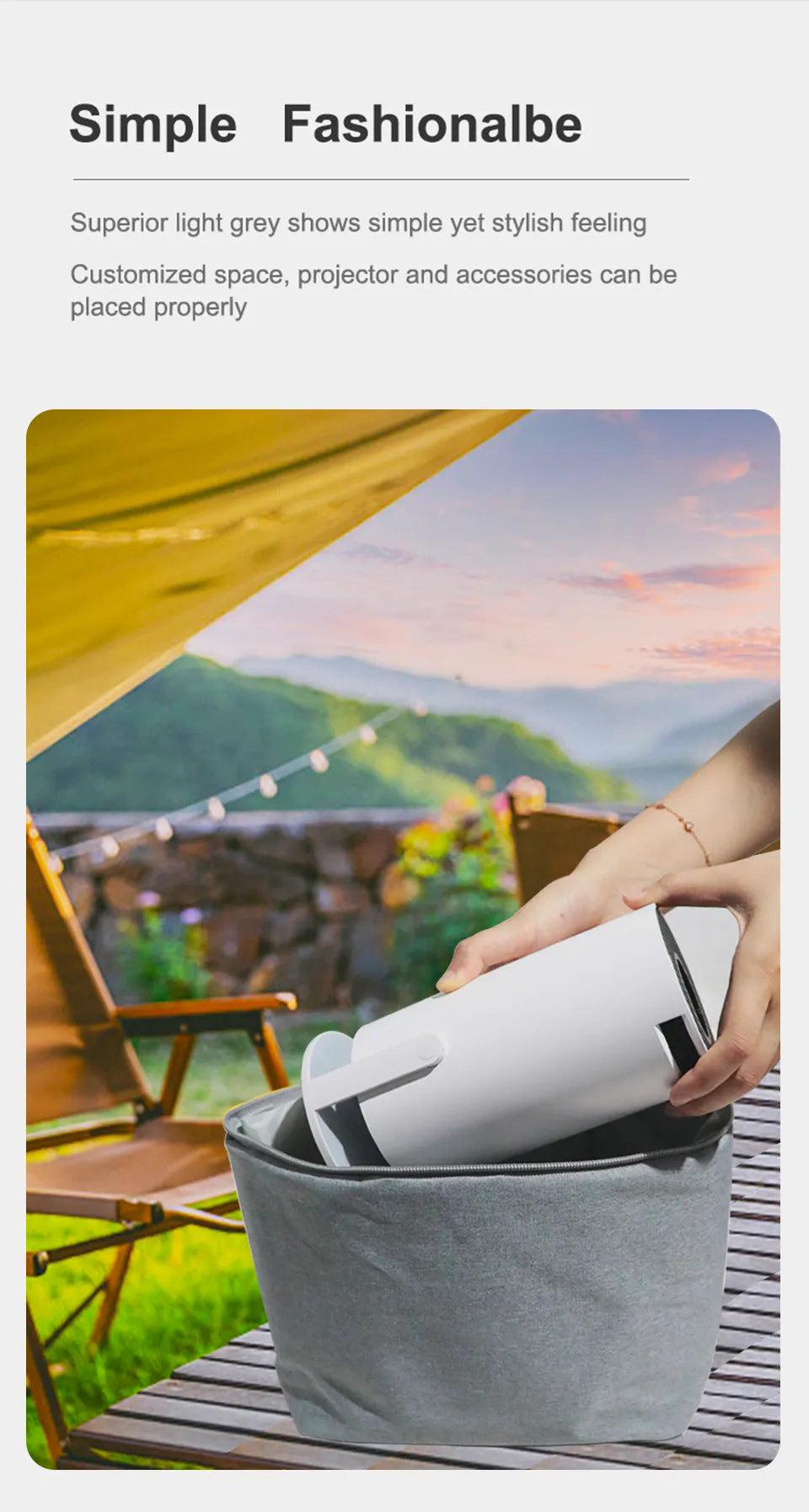 Portable Protective Storage Bag for HY300 Projector