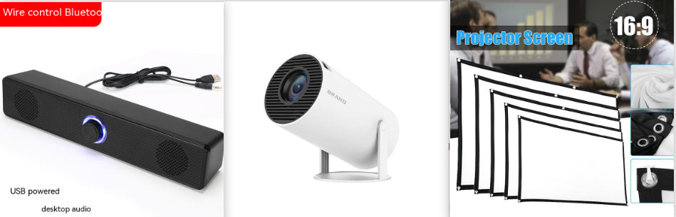 4K Wi-Fi Portable Projector