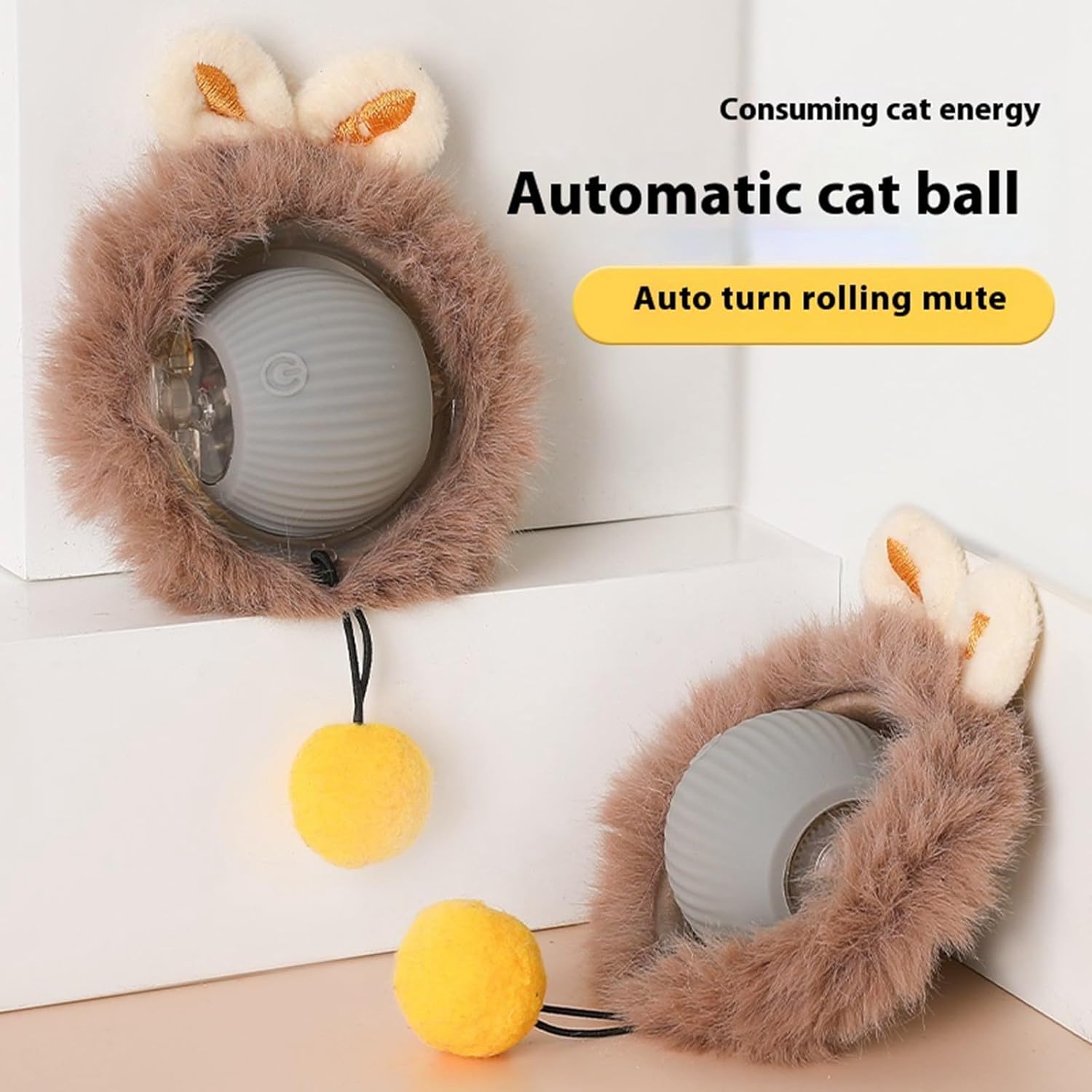 Automatic cat ball  consuming cat energy 