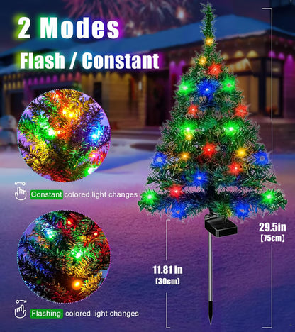 ArcticGlow Christmas Cedar Solar Lights (Buy 1 Get 1 Free)