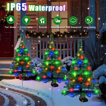 ArcticGlow Christmas Cedar Solar Lights (Buy 1 Get 1 Free)