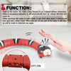 Interactive snake toy for cats with smart sensing technology functions 