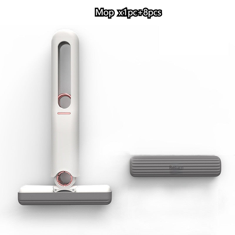 Mop with additional attachments on a white background