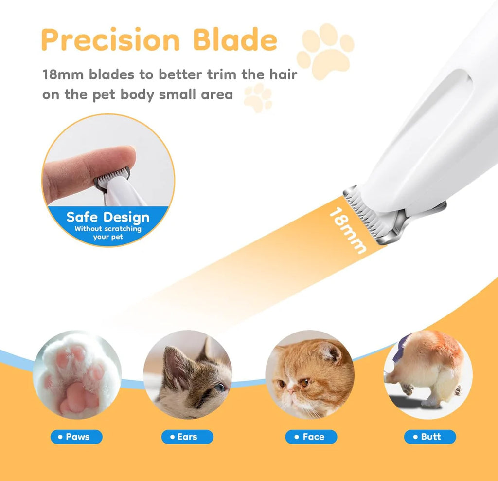 Purry™ - Pet Grooming Kit - Rechargeable & Waterproof