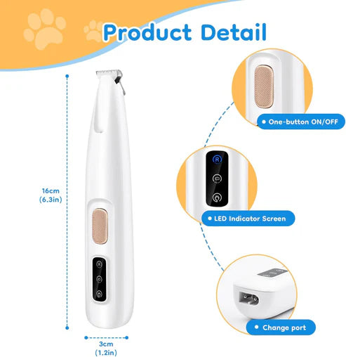 Purry™ - Pet Grooming Kit - Rechargeable & Waterproof