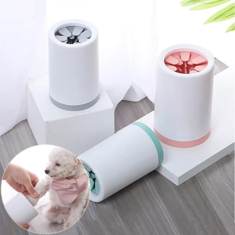 Pet paw cleaning cup