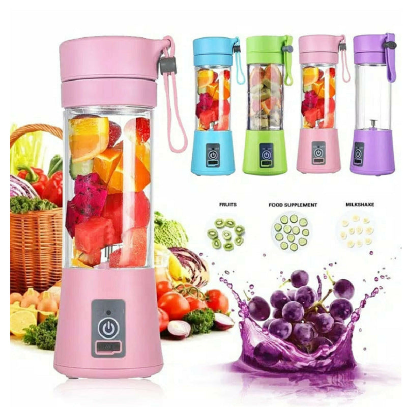 Portable mini blender and juicer