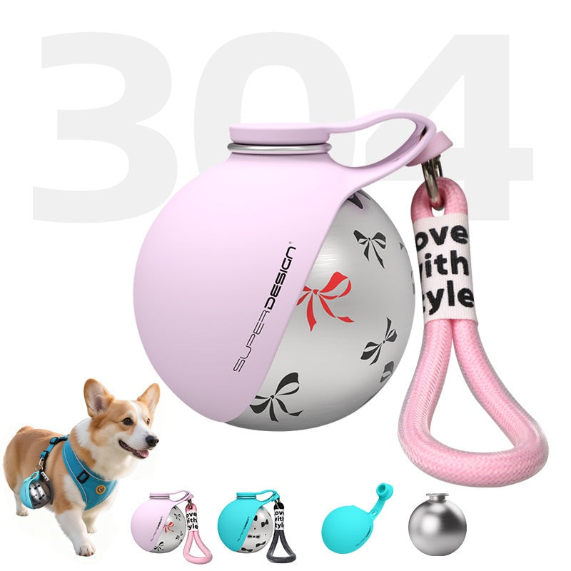 Portable pet water bottle