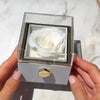 2023 Valentine Eternal Rose Jewelry Ring Box, Rotating Wedding Pendant, Necklace Storage Case for Women, wife, Girlfriend