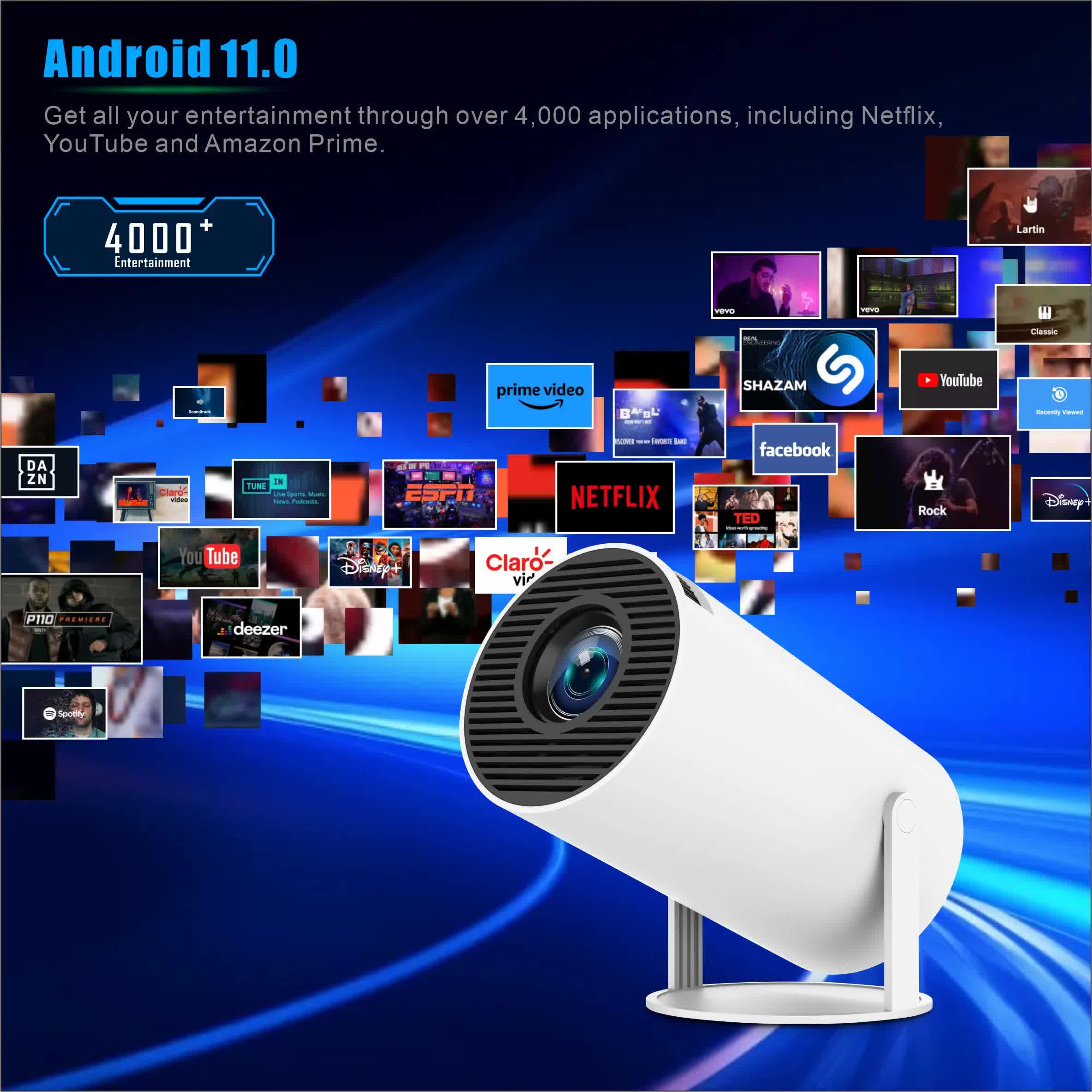 4K Wi-Fi Portable Projector