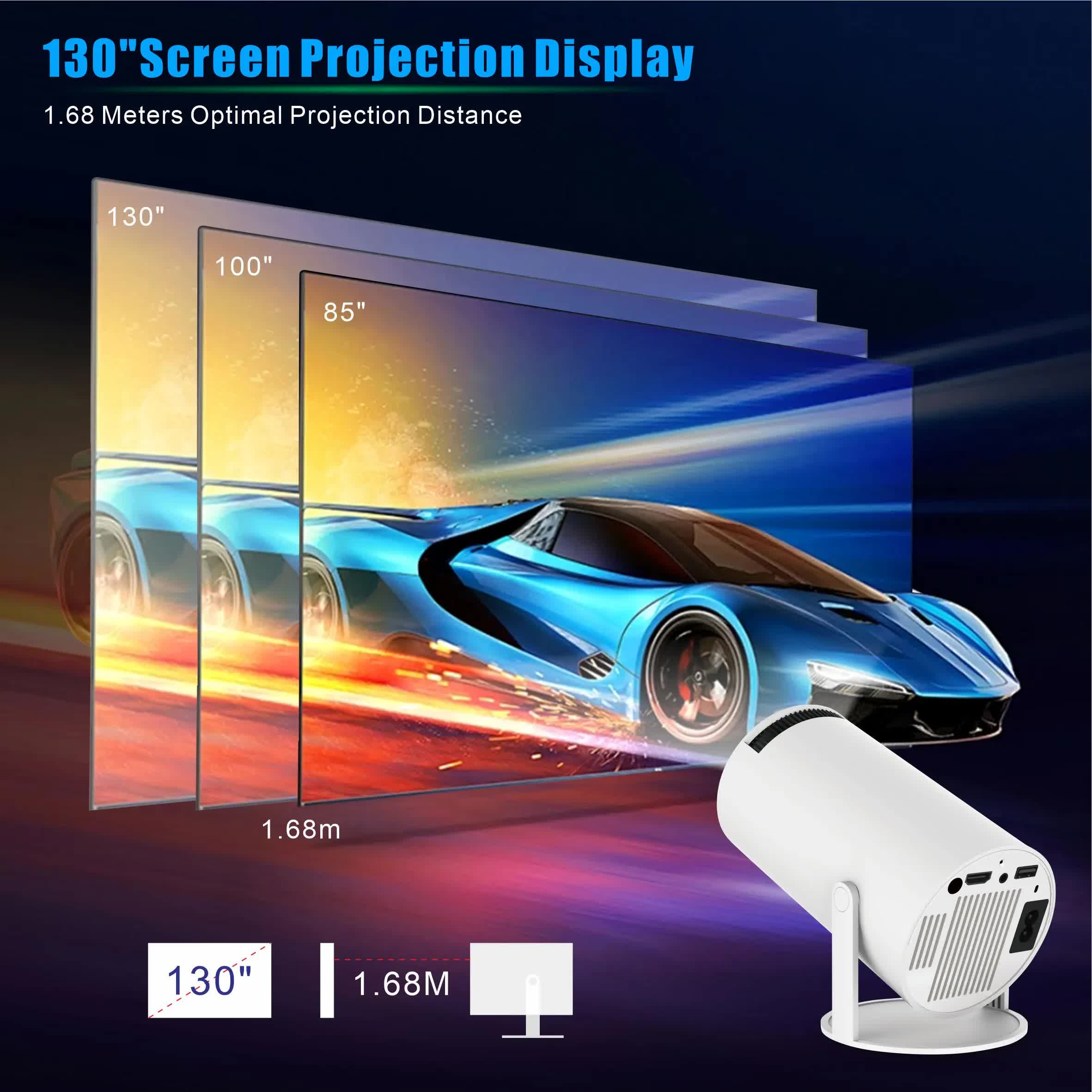 4K Wi-Fi Portable Projector
