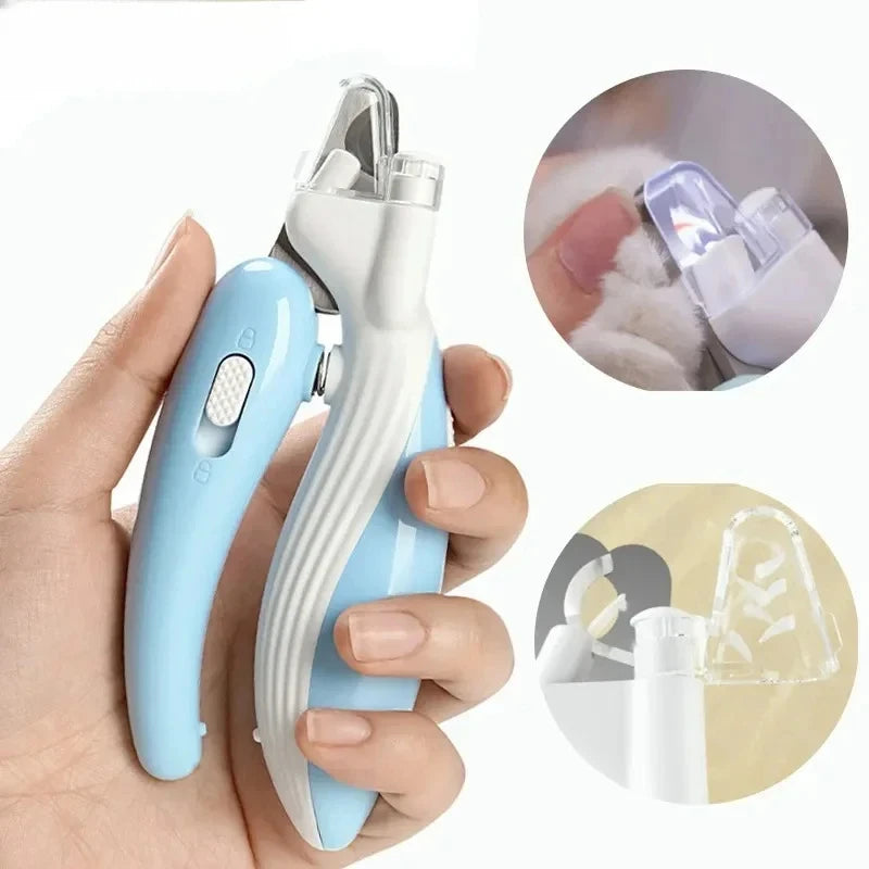 Bright Paws pet nail clippers with built-in LED light