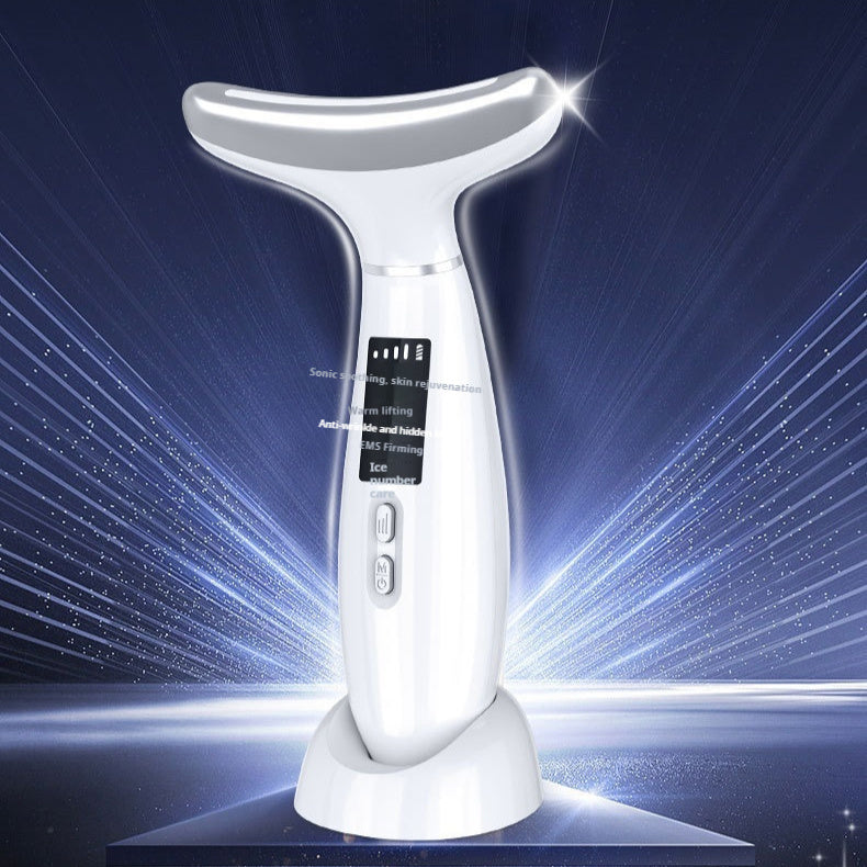 | Front view of Chill Vibe Neck Revive face and neck massager 