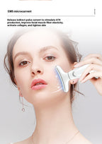 Girl using Chill Vibe Neck Revive on face    
