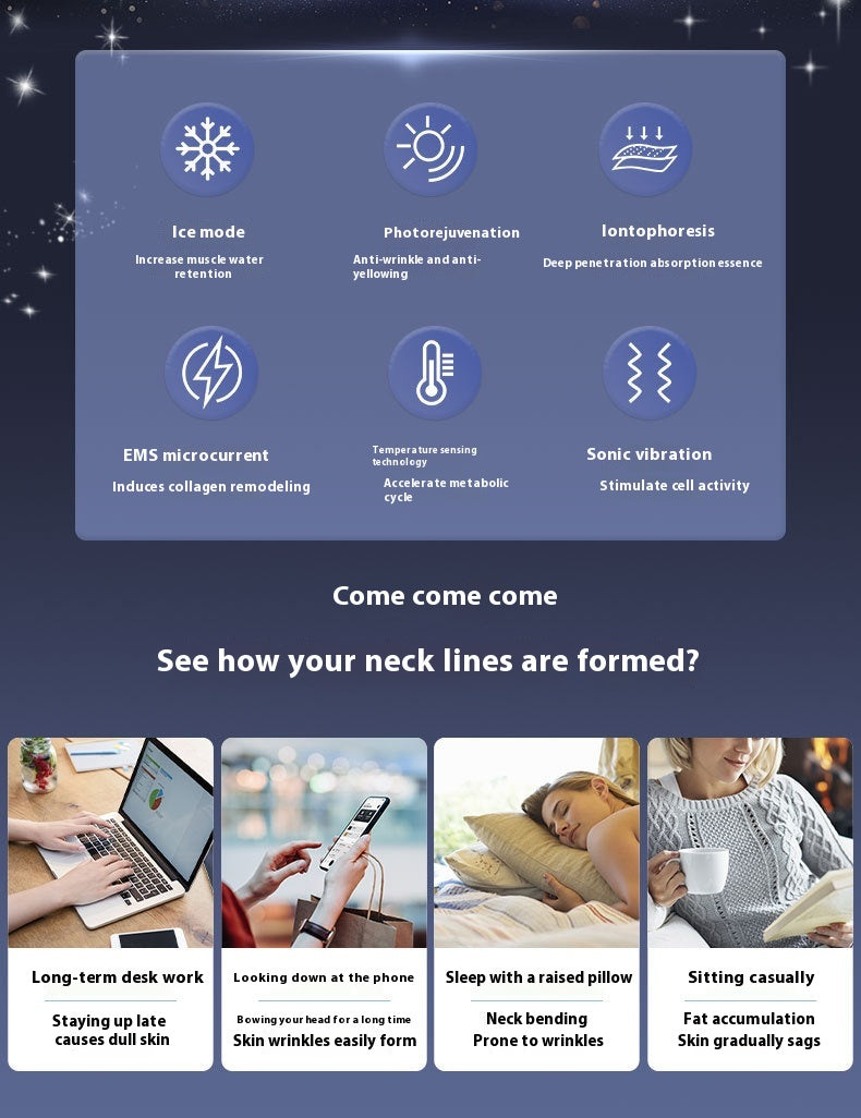 Chill Vibe Neck Revive face and neck massager skincare gadget
