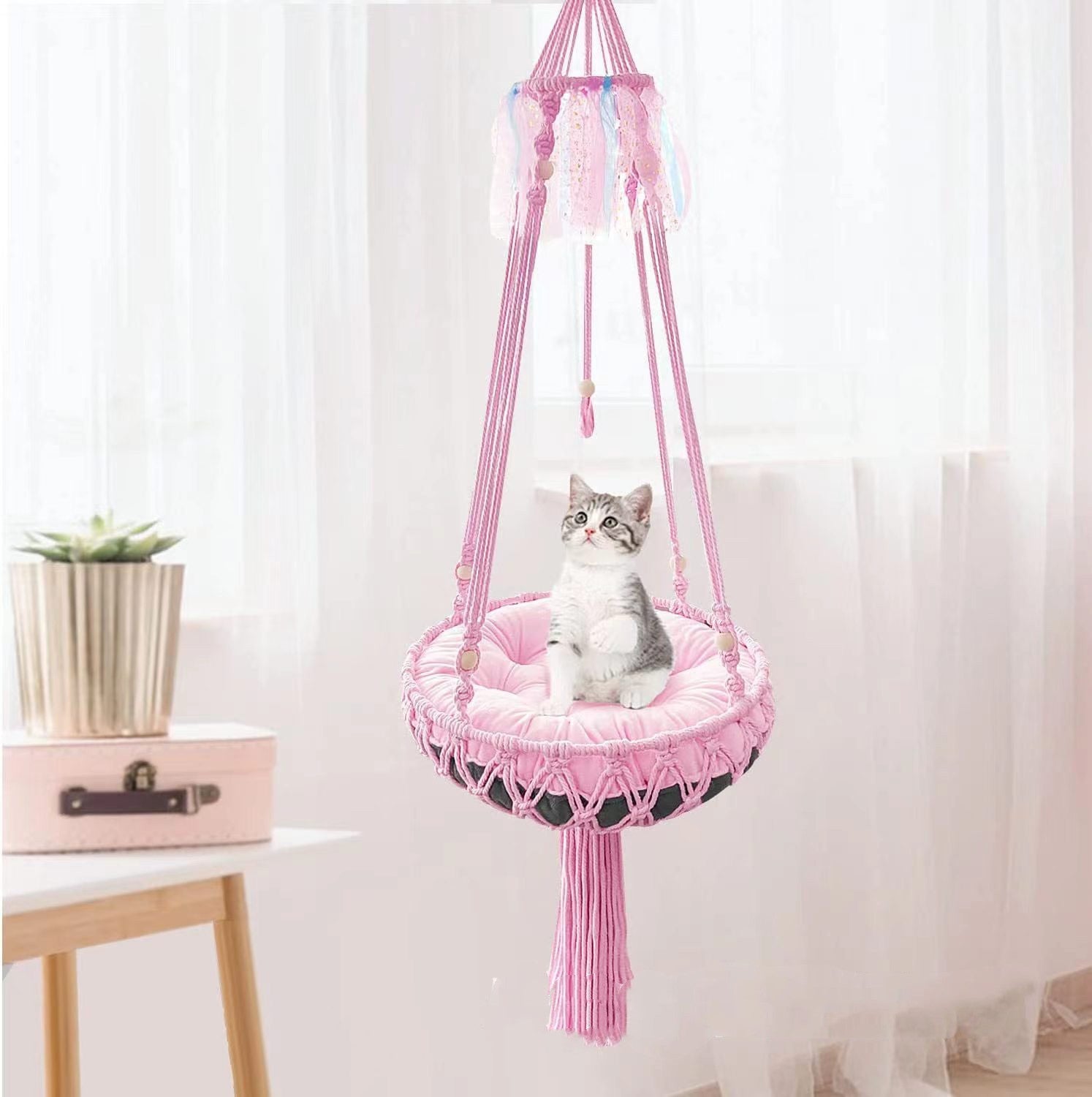 Cat Nest Basket Hammock