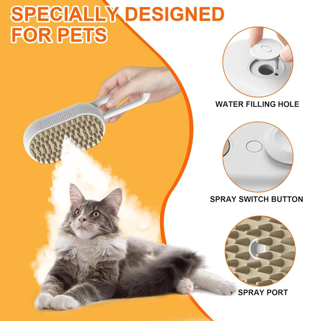 self cleaning pet brush specially designed for pets 