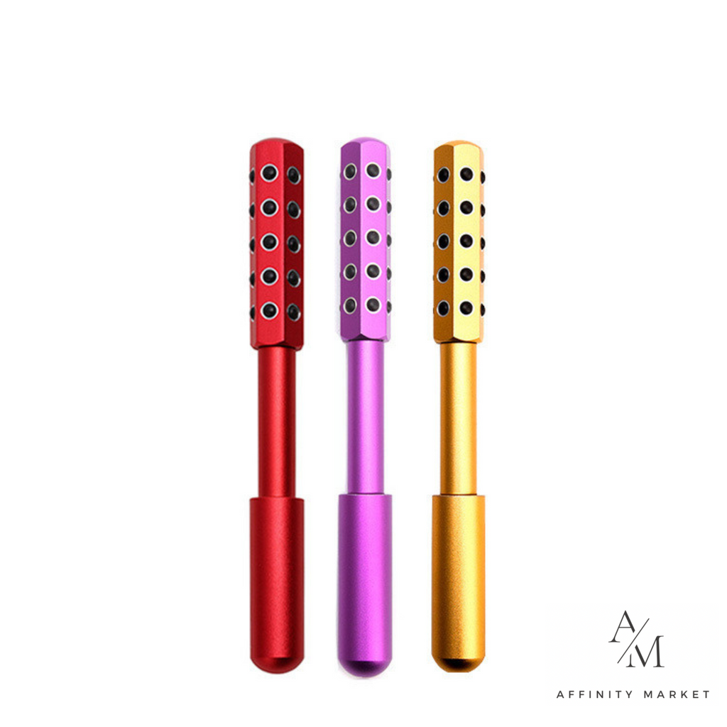 Glam Glow Beauty Wand – Anti-Aging Germanium Facial Roller for Firm & Radiant Skin