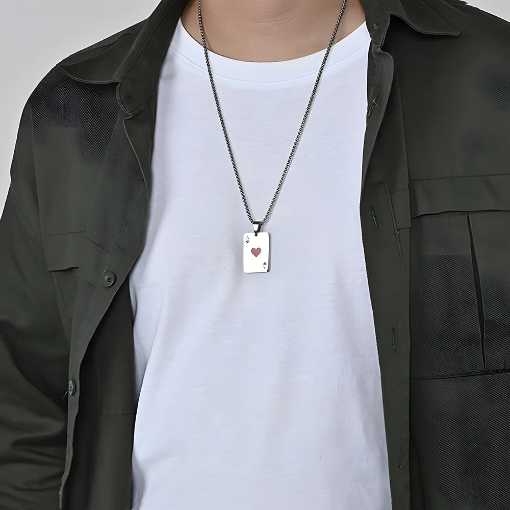 Lifestyle shot of the necklace in a hip-hop party setting
