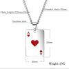 dimension of the hip-hop-ace-of-spades-necklace