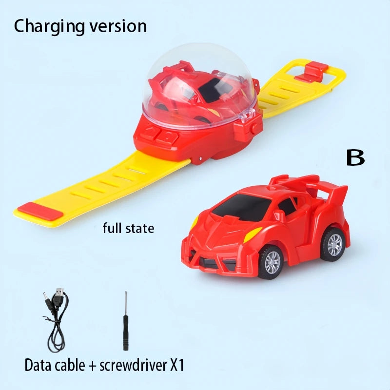 Cartoon Remote Control Car Watch