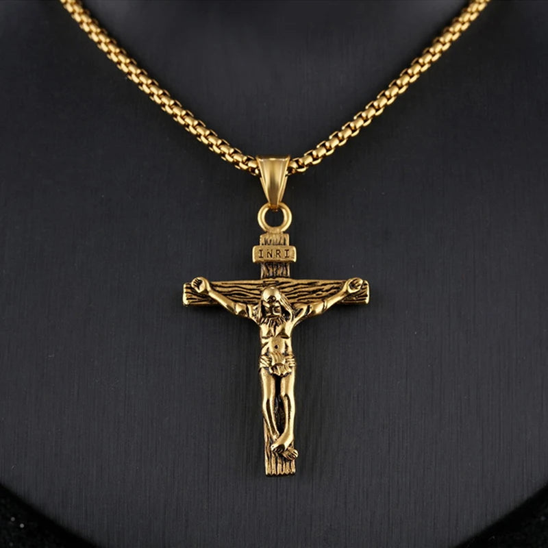Elegant Cross Necklace for Men