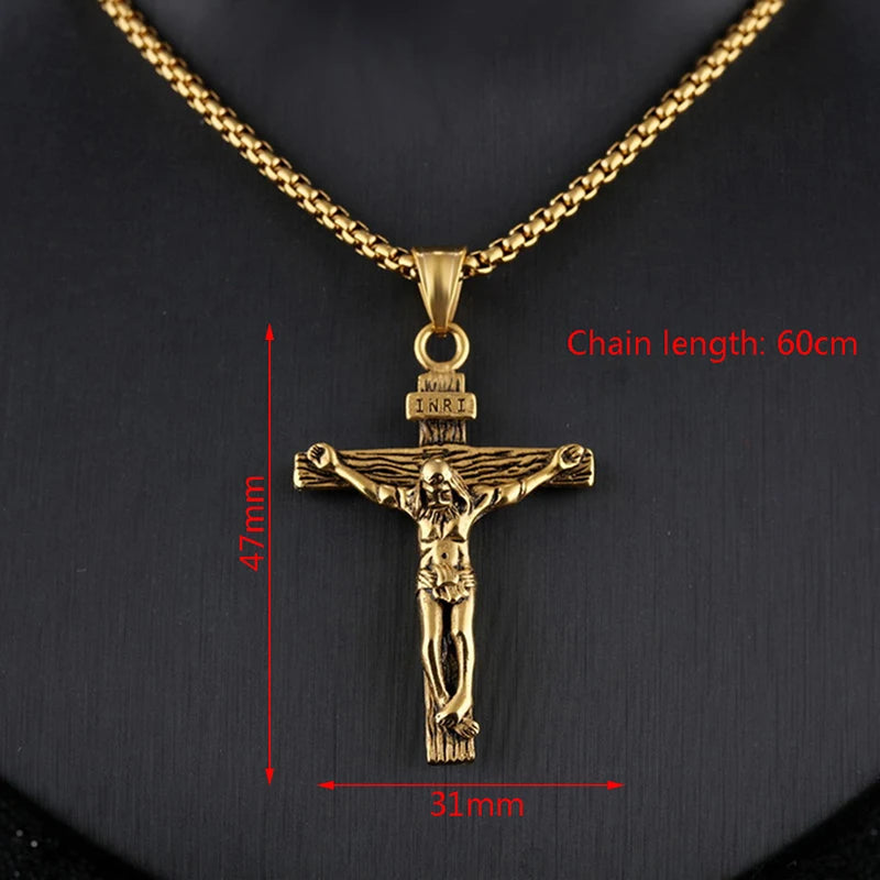 Elegant Cross Necklace for Men