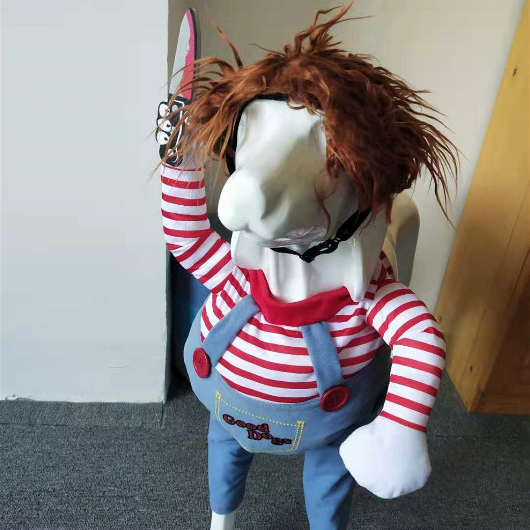 Chucky Inspired Dog Costume Star