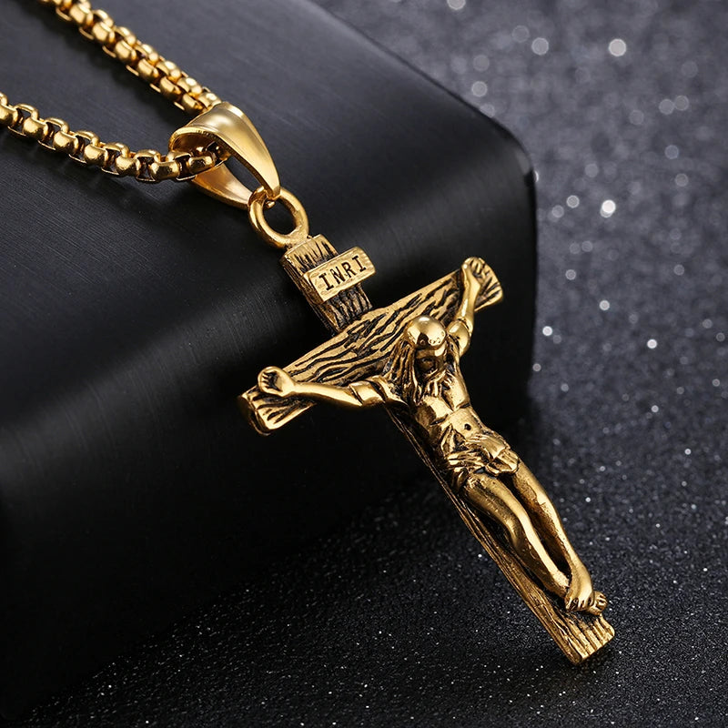 Elegant Cross Necklace for Men