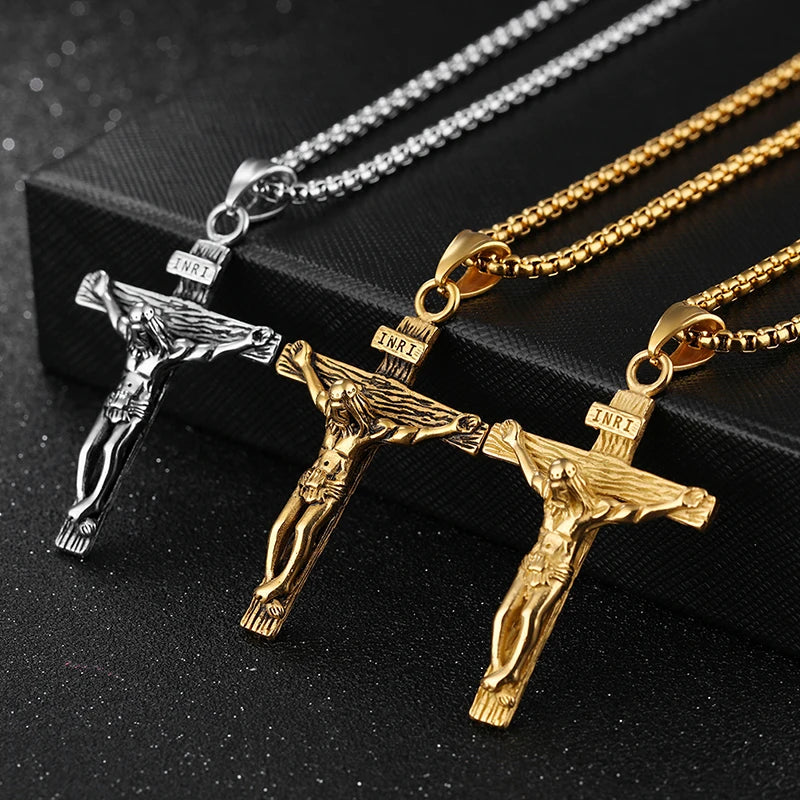 Elegant Cross Necklace for Men