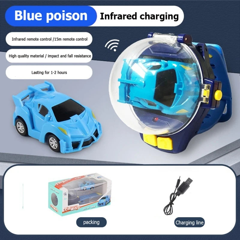 Cartoon Remote Control Car Watch