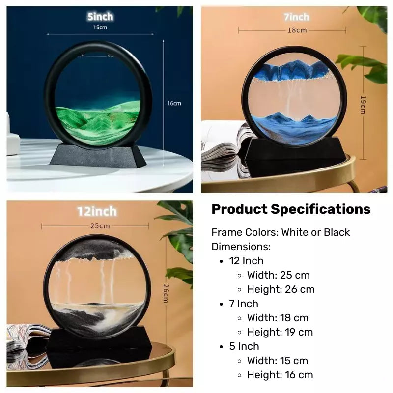 Meditation Sand Art Hourglass