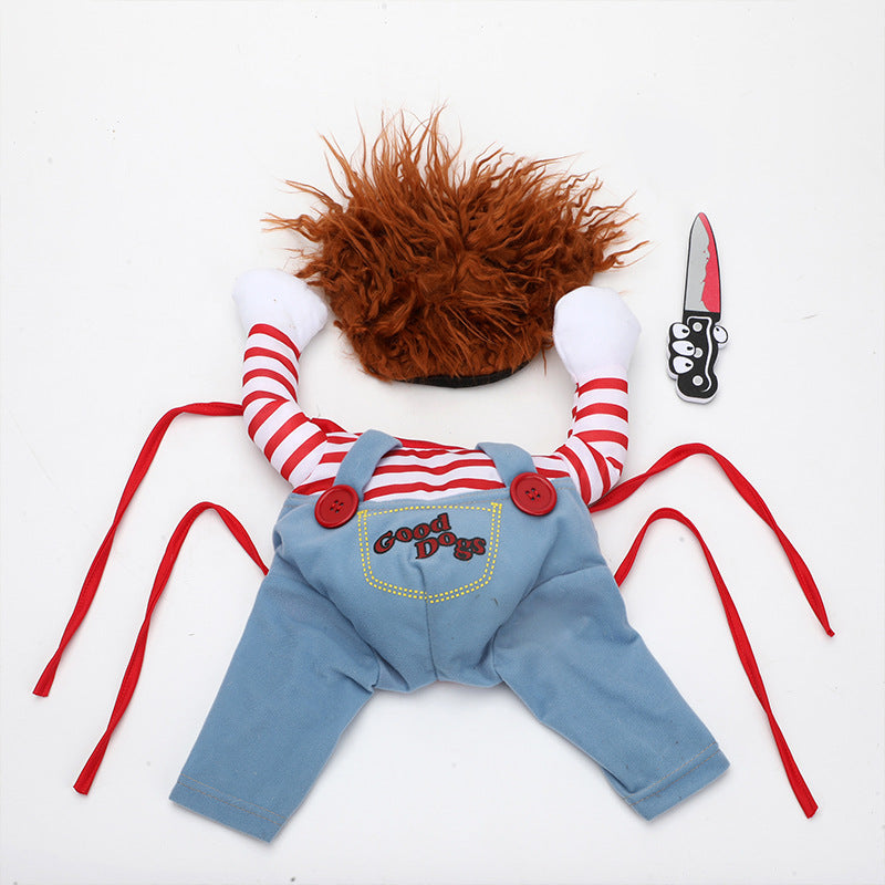 Chucky Inspired Dog Costume Star