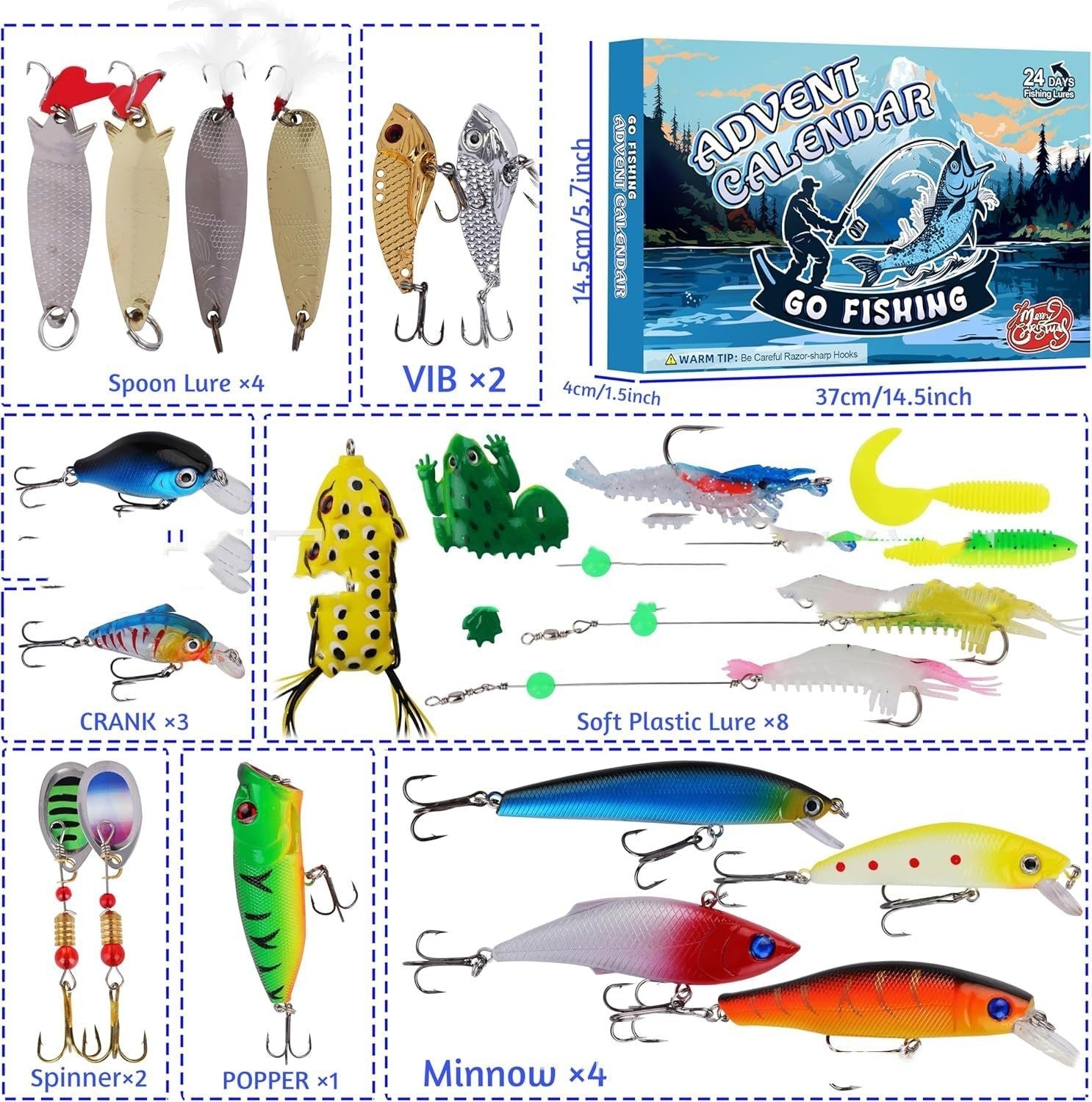 Festive Fishing Advent Calendar