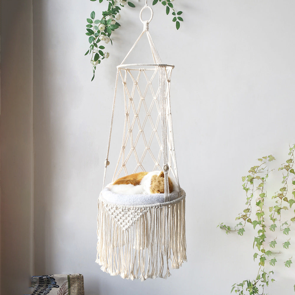 Boho Cat Hammock Swing