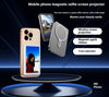 Magnetic selfie phone monitor attached to smartphone for dual view