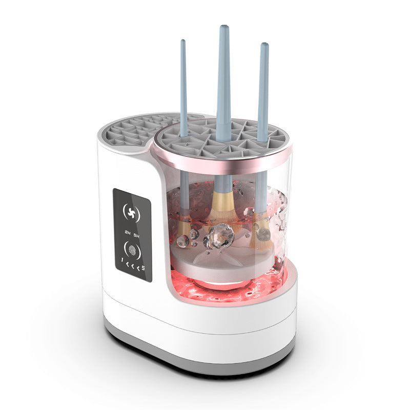  Front view of the electric makeup brush cleaner