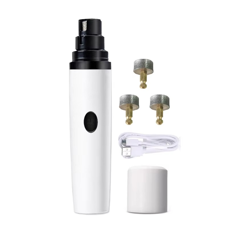 PawPerfect electric nail trimmer with included accessories three head 