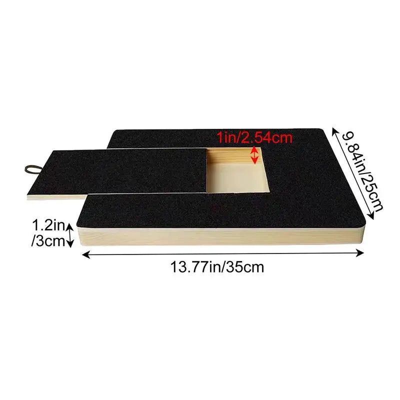 Dimensions of Pawfect wooden pet grooming accessory