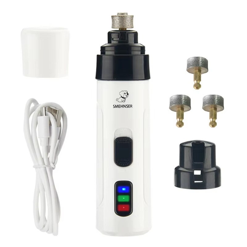 PawPerfect electric nail trimmer with included accessories
