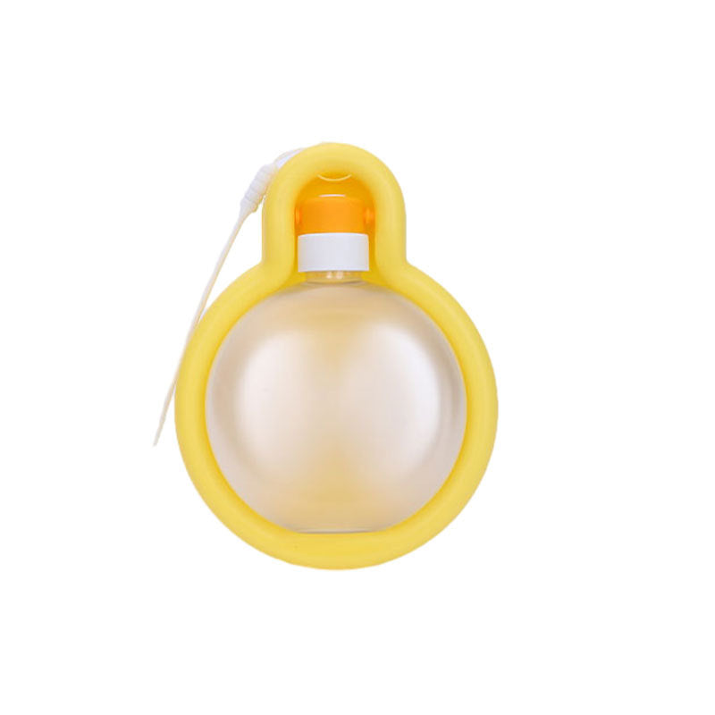 Compact Travel Water Fountain for Dogs & Cats  yellow style 