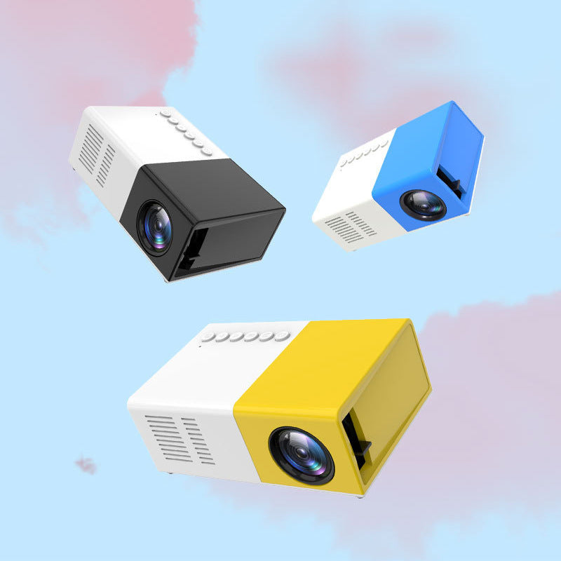 Portable intelligent projector transforming a room into a home cinema