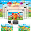 Size comparison of the Portable YT Home Projector