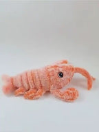 Happy Cat Pouncing on Moving Lobster Toy  