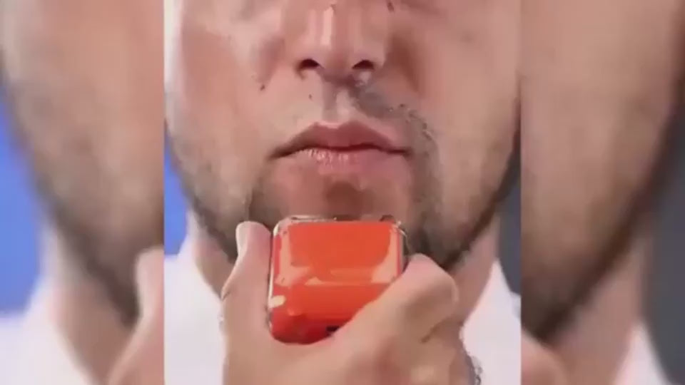 Man usining the perfect grooming companion