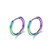 shiny green  hoop-magic-earrings at Affinity Marketplace