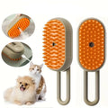  Self-Cleaning Pet Grooming Brush with Push-Button Release  