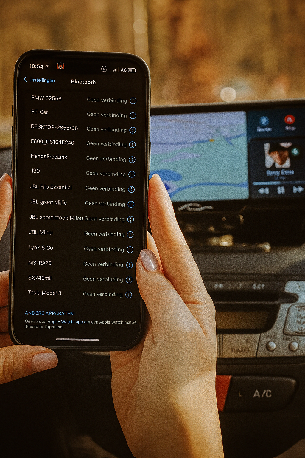 Android Auto interface on SmartDrive display