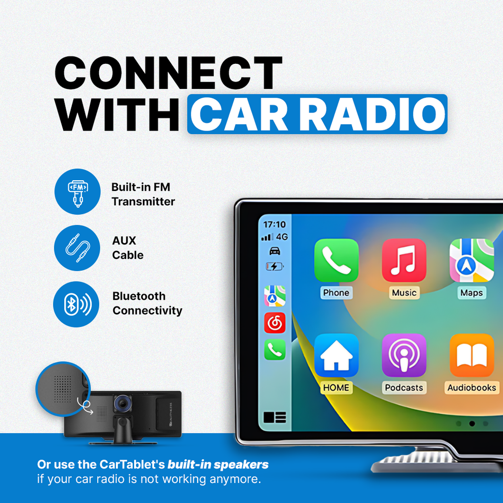 the connection of  smartdrive-screen with the car radio 